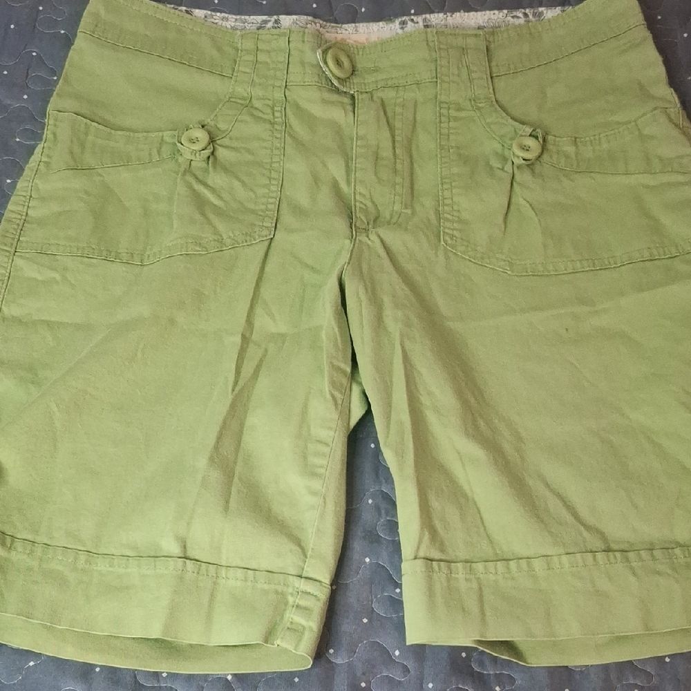 Lee One True Fit Green Women's Shorts size 12